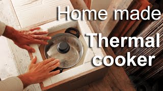 Home made hay box or thermal cooker [upl. by Strang]