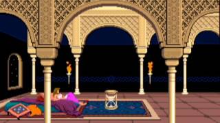 Prince of Persia 1989 PC  complete game walkthrough ALL mega potions [upl. by Airdnaed863]