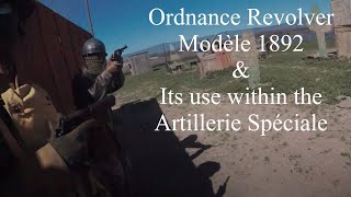 Ordnance Revolver Modèle 1892 and its Holster  Tankiste Bits [upl. by Chelsey]