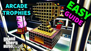 How to get the Arcade trophies  GTA V Online Easy Guide [upl. by Anivlac]