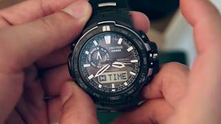 Casio Protrek PRW 6000YT 1 Sapphire glass [upl. by Aracal]