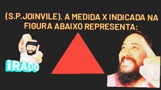 SPJoinvile A medida x indicada na figura abaixo representa matematika maths math angulo [upl. by Kaliope]