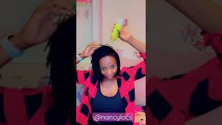 How to properly Moisturize dry natural hair  LOCS shorts moisturizer [upl. by Aisirtap]