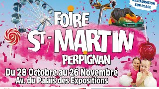 foire saint Martin fete foraine perpignan 66 édition 2023 🔥🔥🔥 [upl. by Asinet]