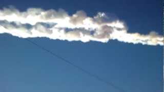 Meteorite in Russia BEST VIDEO 15022013 Meteor Russia Asteroid [upl. by Dupin]