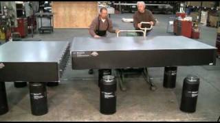 Modular Doubled Optical Table Installation Part 1 [upl. by Leo4]