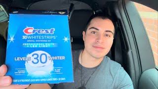 Crest 3D Whitestrips  LED Light REVIEW [upl. by Thibaut953]