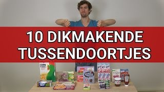 10 Ongezonde amp Dikmakende Tussendoortjes  Snacks [upl. by Euell]