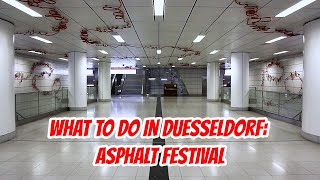 Top Sightseeing Spots Duesseldorf Asphalt Festival english [upl. by Yadsnil594]