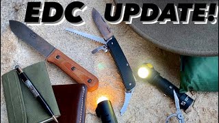 Winter EDC Update NEW Belt Knife Multi Tool Flashlight Hat amp More [upl. by Amery]