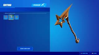 Starshot Fortnite Pickaxe has new Styles [upl. by Dweck217]