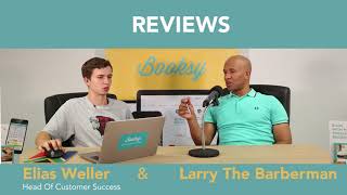 Booksy Feature Spotlight Customer Reviews [upl. by Yeliac]