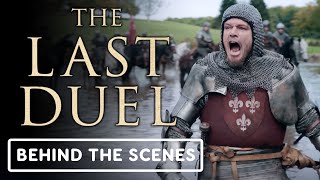 The Last Duel  Exclusive Behind the Scenes Clip 2021 Matt Damon Adam Driver [upl. by Rahcir]