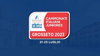 Grosseto 2023  Campionati Italiani Juniores  sabato mattina parte 2 [upl. by Dasteel386]