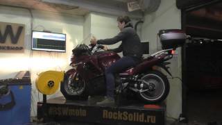 kawasaki GTR 1400 concours dyno [upl. by Lev]