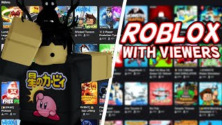 🔴LIVE  ROBLOX  Playing With Viewers  IM BACK [upl. by Gee]