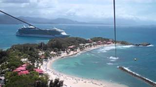 Dragons Breath Flight Line  Labadee Haiti [upl. by Guthry]