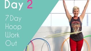 Day2  7 minute Abs Workout  Hula Hoop Workout [upl. by Yasmine971]