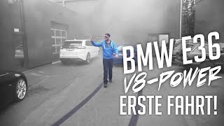 JP Performance  BMW E36 V8  Erste Fahrt [upl. by Mil36]