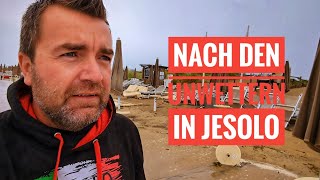 Nach den Unwettern in Jesolo [upl. by Ainnos]