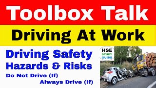 Driving At Work Toolbox Talk  Driving Safety Toolbox Talk  Driving Safety In Hindi [upl. by Grethel]