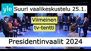 Suuri vaalikeskustelu Yle 251  Presidentinvaalit 2024 [upl. by Antonin]