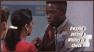 Dwayne putting Whitley in Check  A Different World [upl. by Selec350]