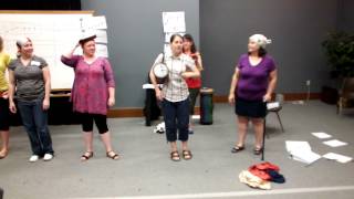 Rob Amchin—Cinquain quotHatsquot non rhythmic poem—Baker University Orff Level III 2013 [upl. by Reagan]