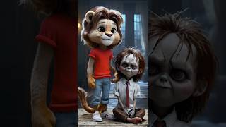 Sheru ko mila bhutiya doll cartoon shortsfeed animation horrorstories [upl. by Nnahoj]