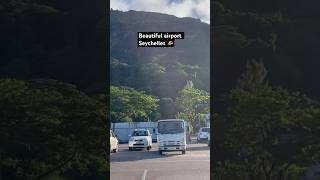 Beautiful airport Seychelles 🇸🇨 with full of nature [upl. by Kayne]