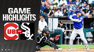 Cubs vs White Sox Game Highlights 81024  MLB Highlights [upl. by Latsryk]