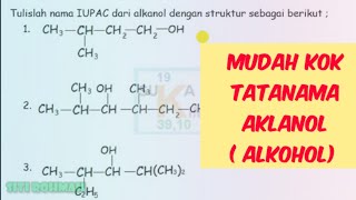 Tata Nama Alkanol  KIMIA SMA [upl. by Kevina]