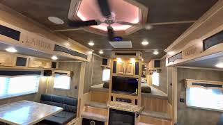 NEW 17’ Living Quarters Double SlideOut Lakota Bighorn Horse Trailer [upl. by Nawoj]