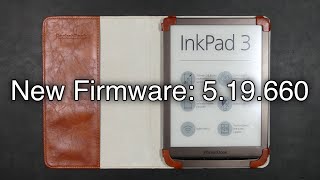 PocketBook InkPad 3 Firmware Update v519660 [upl. by Philomena753]