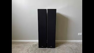 Definitive Technology BP10 Bipolar 2 Way Tower Home Floor Standing Speakers [upl. by Argyres773]