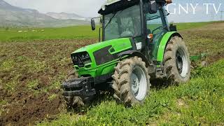 DEUTZ FAHR 4080E VE DEUTZ FAHR 5090G  DERİN TARLA SÜRÜMÜ [upl. by Aisyat]