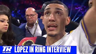 Teofimo Lopez Calls for Loma Fight after Highlight Reel KO Victory [upl. by Arbba]