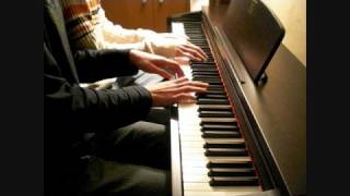 Canon in D  Piano Duet [upl. by Irtemed]