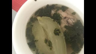 How to prepare moringa chayote chicken soup [upl. by Tesil]