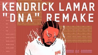 Making a Beat Kendrick Lamar  DNA Remake [upl. by Nal373]