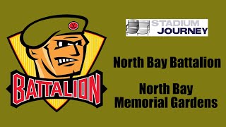 🏒 Stadium Journey  North Bay Battalion  North Bay Memorial Gardens [upl. by Dnamra]