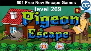 Walkthrough 501 Free New Escape Games level 269  Pigeon escape  Complete Game [upl. by Brianna952]