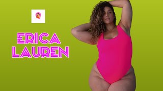 Erica Lauren 🇺🇸… American Plus Size Model  Fashion Enthusiast  Influencer  Biography [upl. by Idolem]