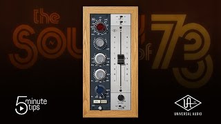 5Minute UAD Tips Neve 1073 Preamp amp EQ Collection [upl. by Gwenneth]