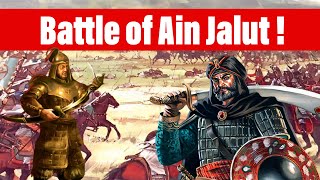 Battle of Ain Jalut 1260 AD  Ain Jalut War History  Mongol ⚔️ Mamluk [upl. by Lahsram]