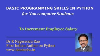 Free Python course  Python program to increment employee salary [upl. by Publea243]