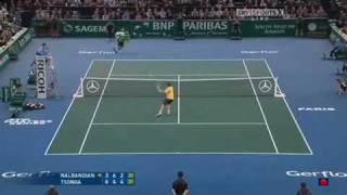 tsonga vs Nalbandian bercy 2008 HD [upl. by Aig]