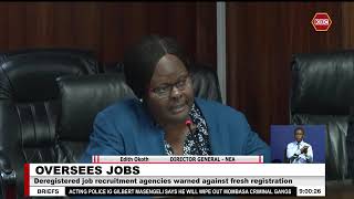 Gov’t deregisters 20 job recruitment agencies over customer deception [upl. by Eenafit279]