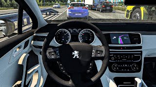 Euro Truck Simulator 2  Peugeot 301 Allure Steering Wheel Gameplay [upl. by Osgood]