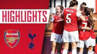 HIGHLIGHTS  Arsenal Women 60 Tottenham Hotspur [upl. by Narret580]